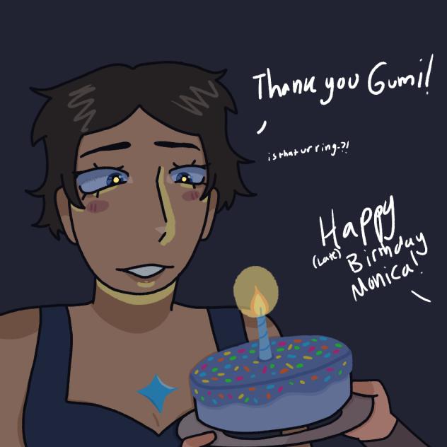 Happy Late Birthday Monica!