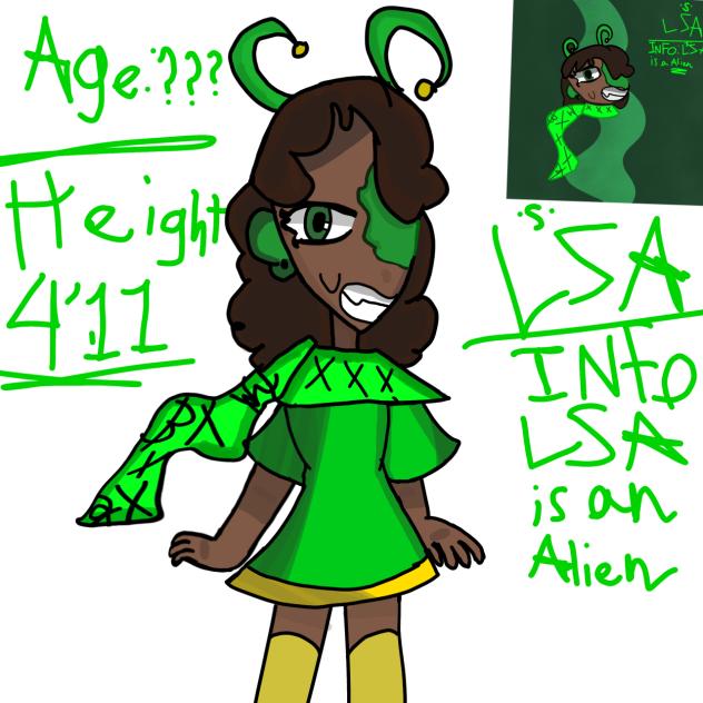 Alien again in another universe 💚💛