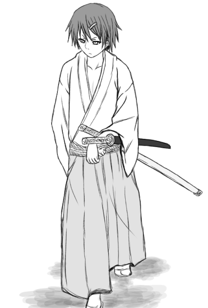 孤高の侍。