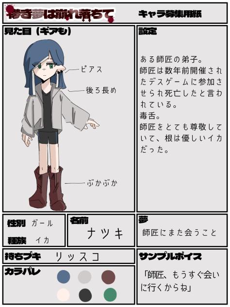 キャラ募です！