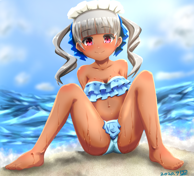 夏のメイドさん