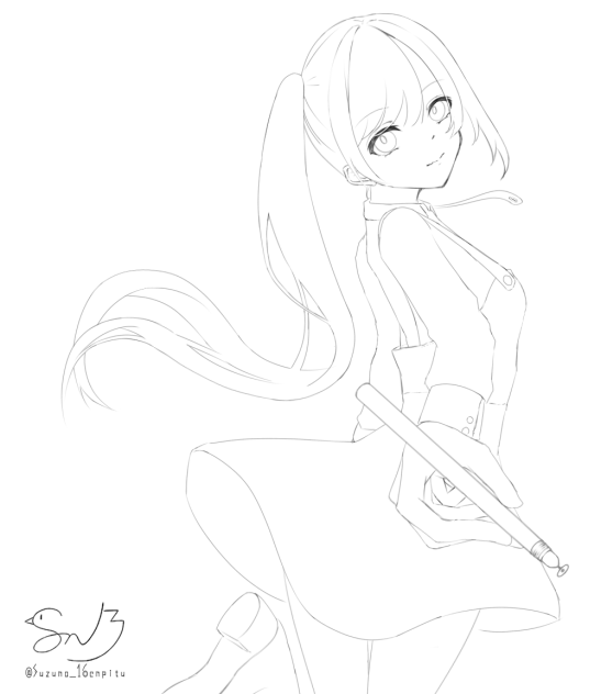 アイビス12周年🎉 線画