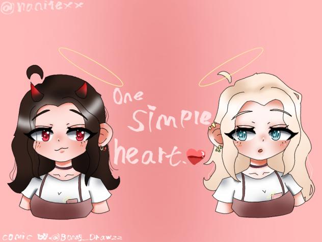 one simple heart❤️