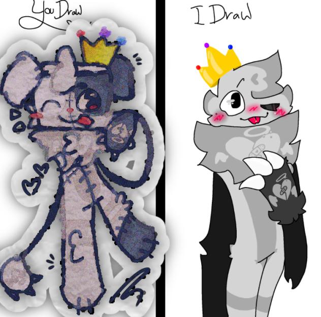 My Draw vs. your Draw thingy❤️