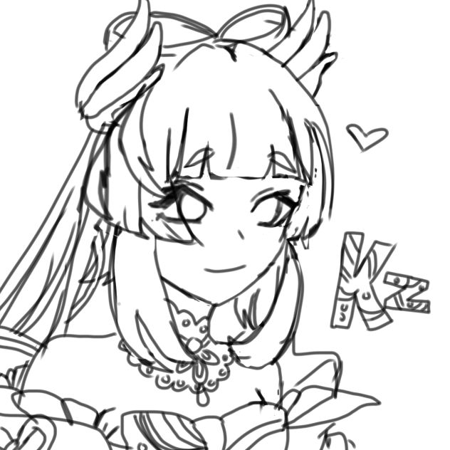 Kokomi lineart