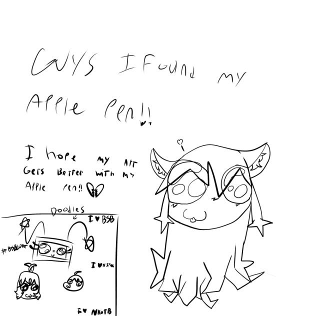 I found my apple pen!!!