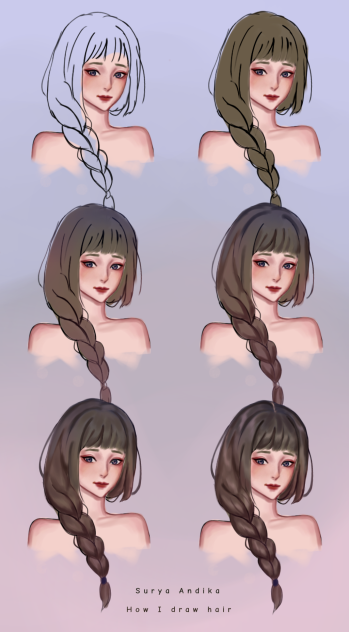 HOW I DRAW HAIR