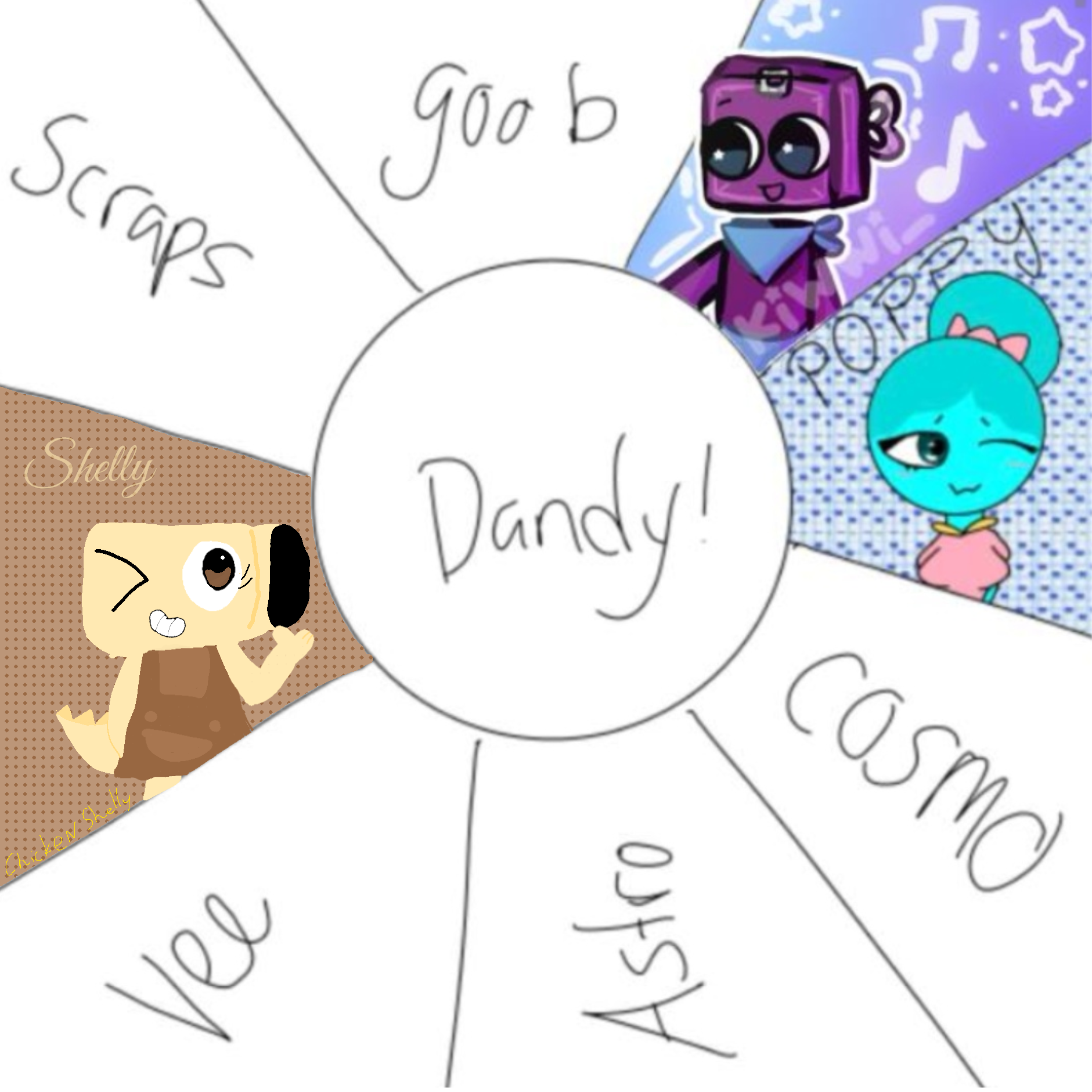 Dandy's World collab - ibisPaint