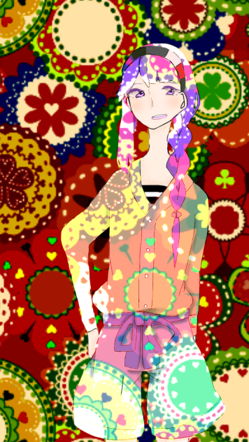 紫髪娘