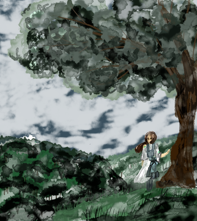 One random brush-Bleed watercolor - ibisPaint