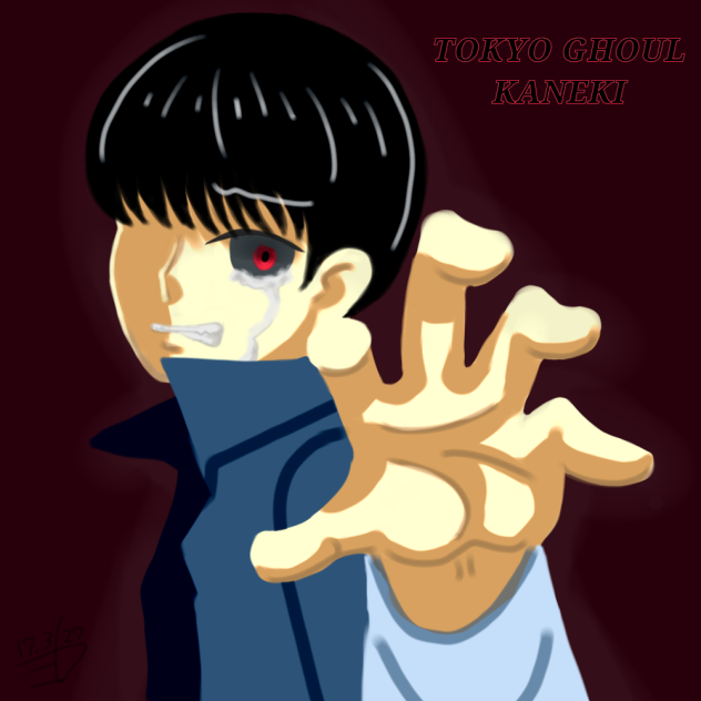 [初描き]東京喰種カネキくん