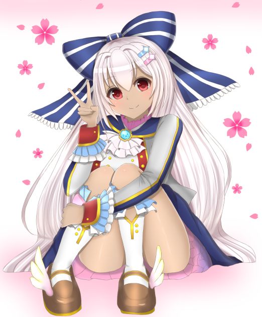 茶熊ミレイユ 白猫