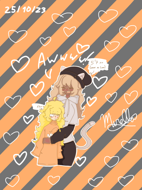 Riley and a friend of mine together!