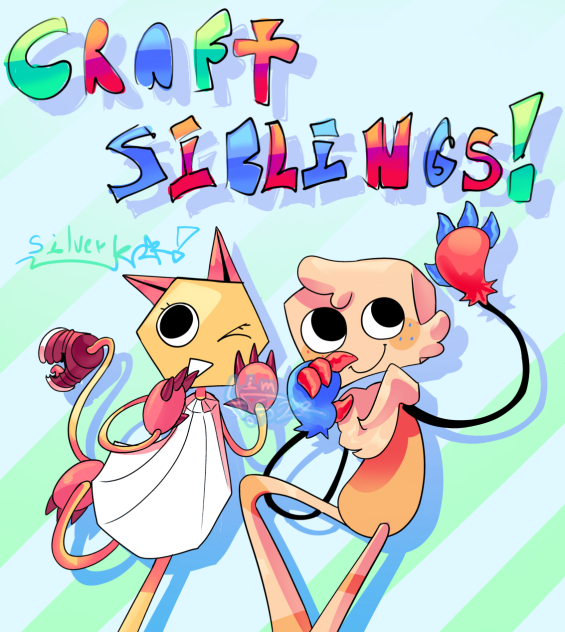 Them craft siblings!