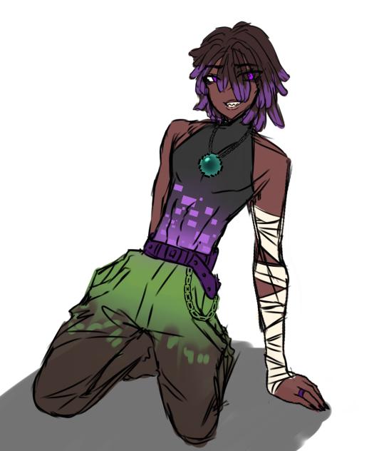 Human enderman sketch