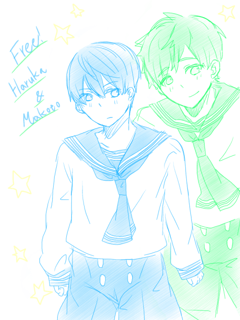 [Free!]ハルちゃん＆マコちゃん(ショタ)