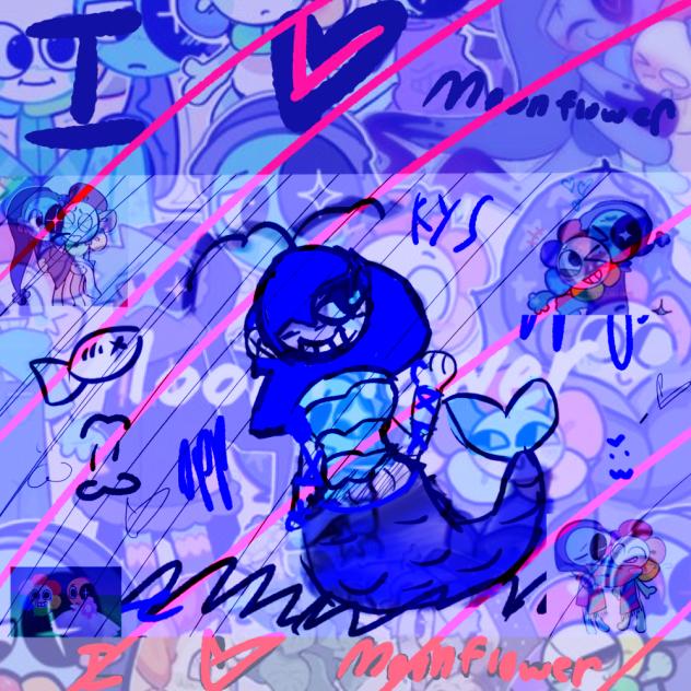 Dead fish - ibisPaint