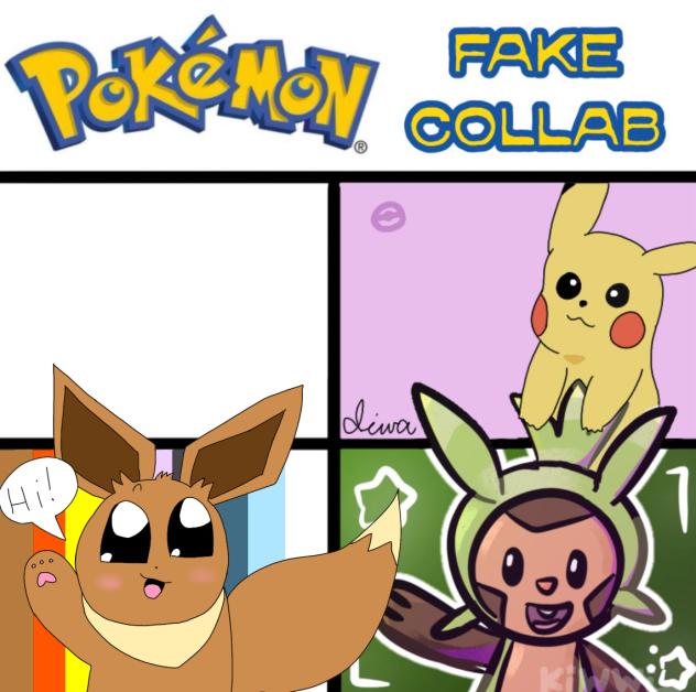 Pokémon fake collab - ibisPaint