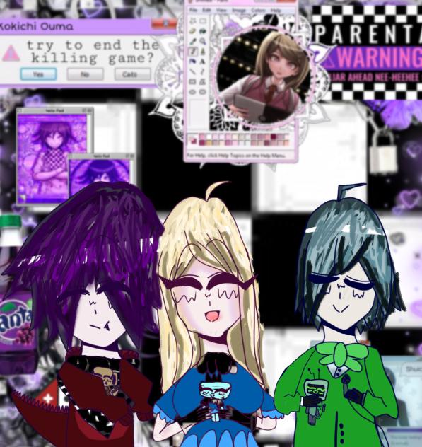 Kokichi kaede and shuichi x dw