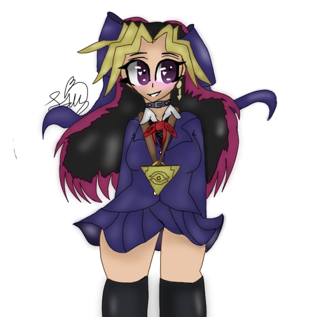 Yami yugi+ monika= Yakaia - ibisPaint