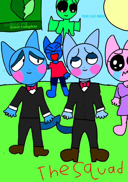 Just married (Gadget is sad)