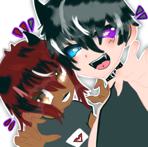 The chaotic duo - ibisPaint