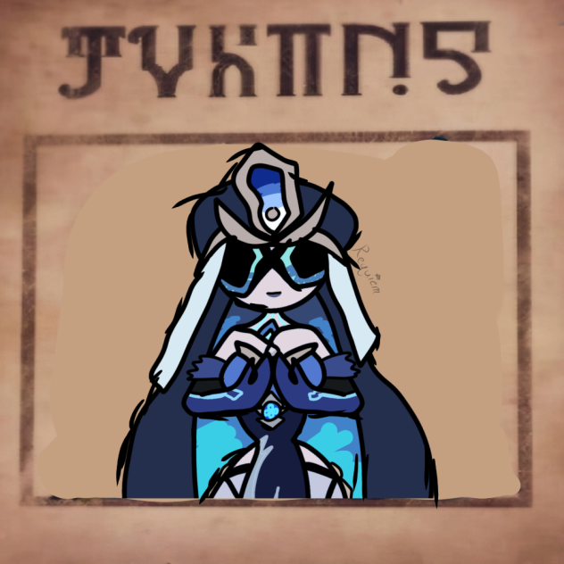 Gepard wanted poster of mirror maiden