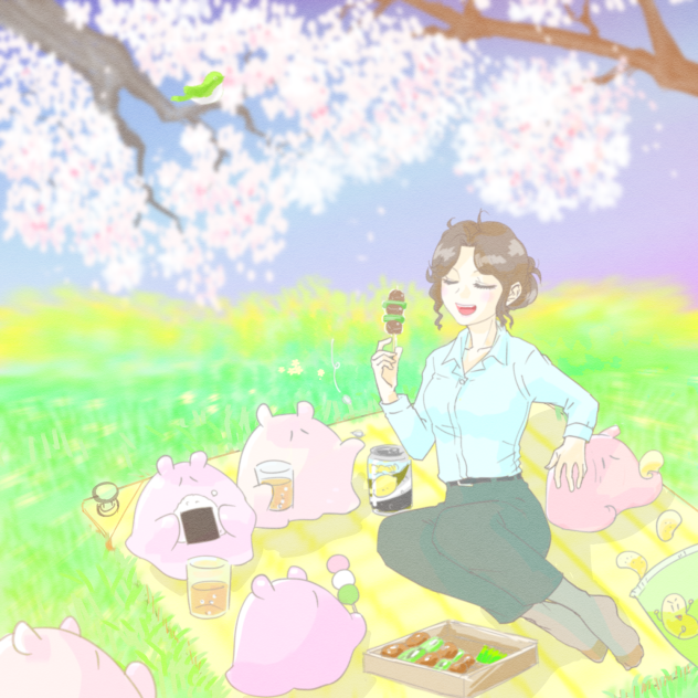 たことお花見