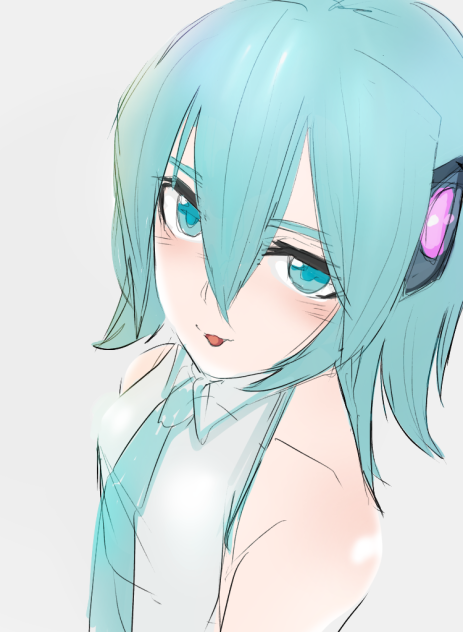 ショートヘアミク