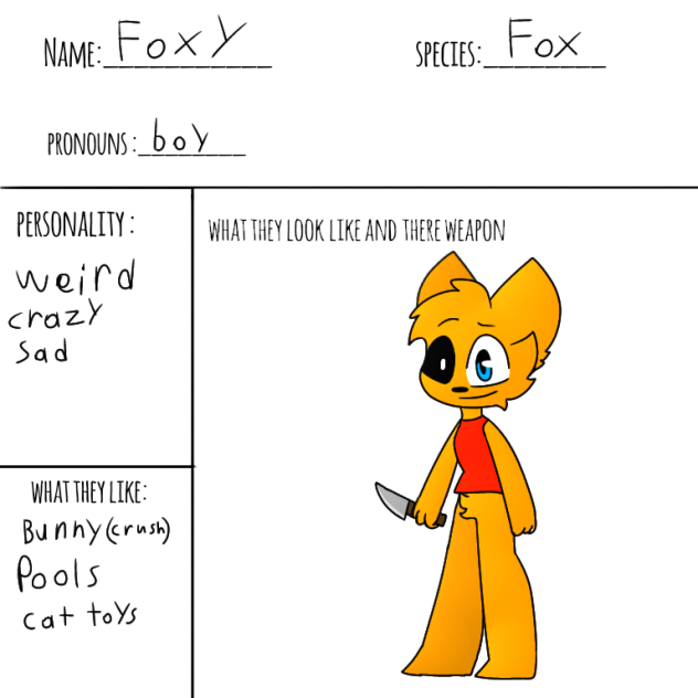 piggy character Foxy