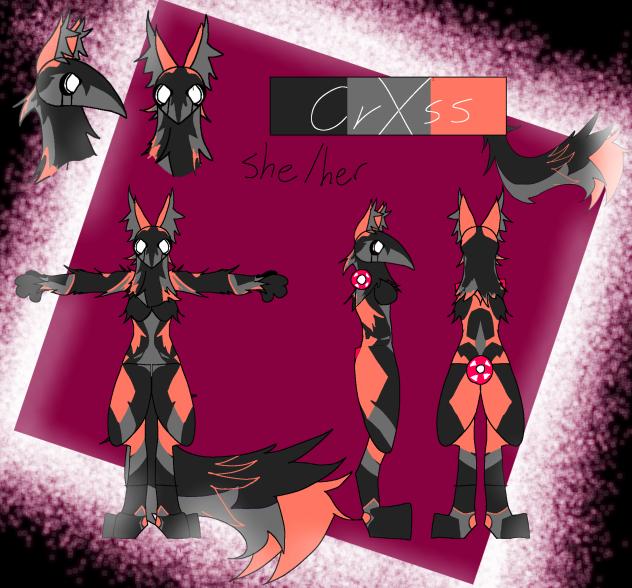 cross fox fursuit design