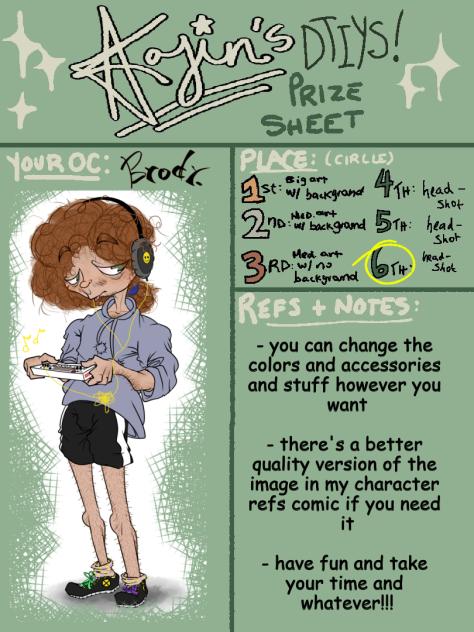 koyin dtiys prize thingy