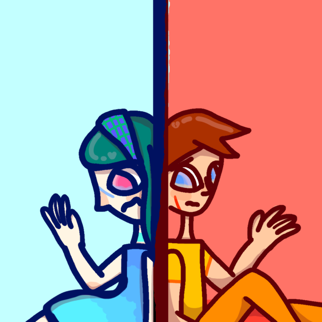 two different worlds