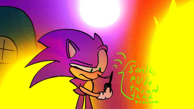 sonic commits arson