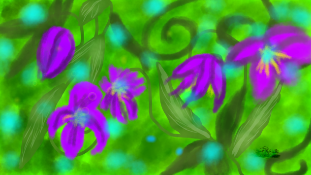 flower power wallpaper