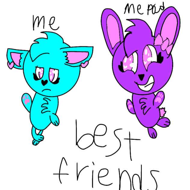 best friends me and me pad