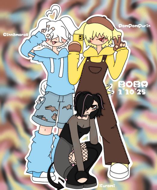 MY FAV SANRIO CHARACTERS IN MY ART STYLE