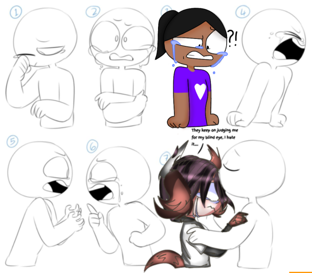 Crying collab with Mr.Why me - ibisPaint
