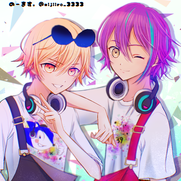 変人ワンツー×双子コーデ(テイク2)