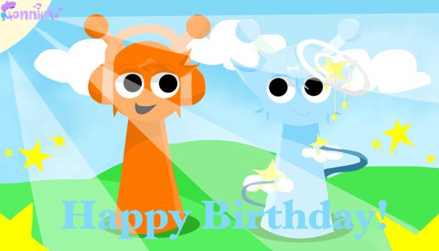 Bday gift for Destila 1 🎁🧡🩵🎊