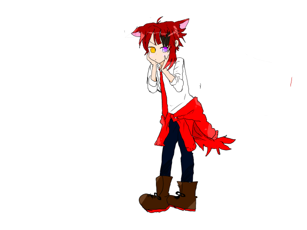 またまたいとこが莉犬くんを描いたみたいです。トレースではありません