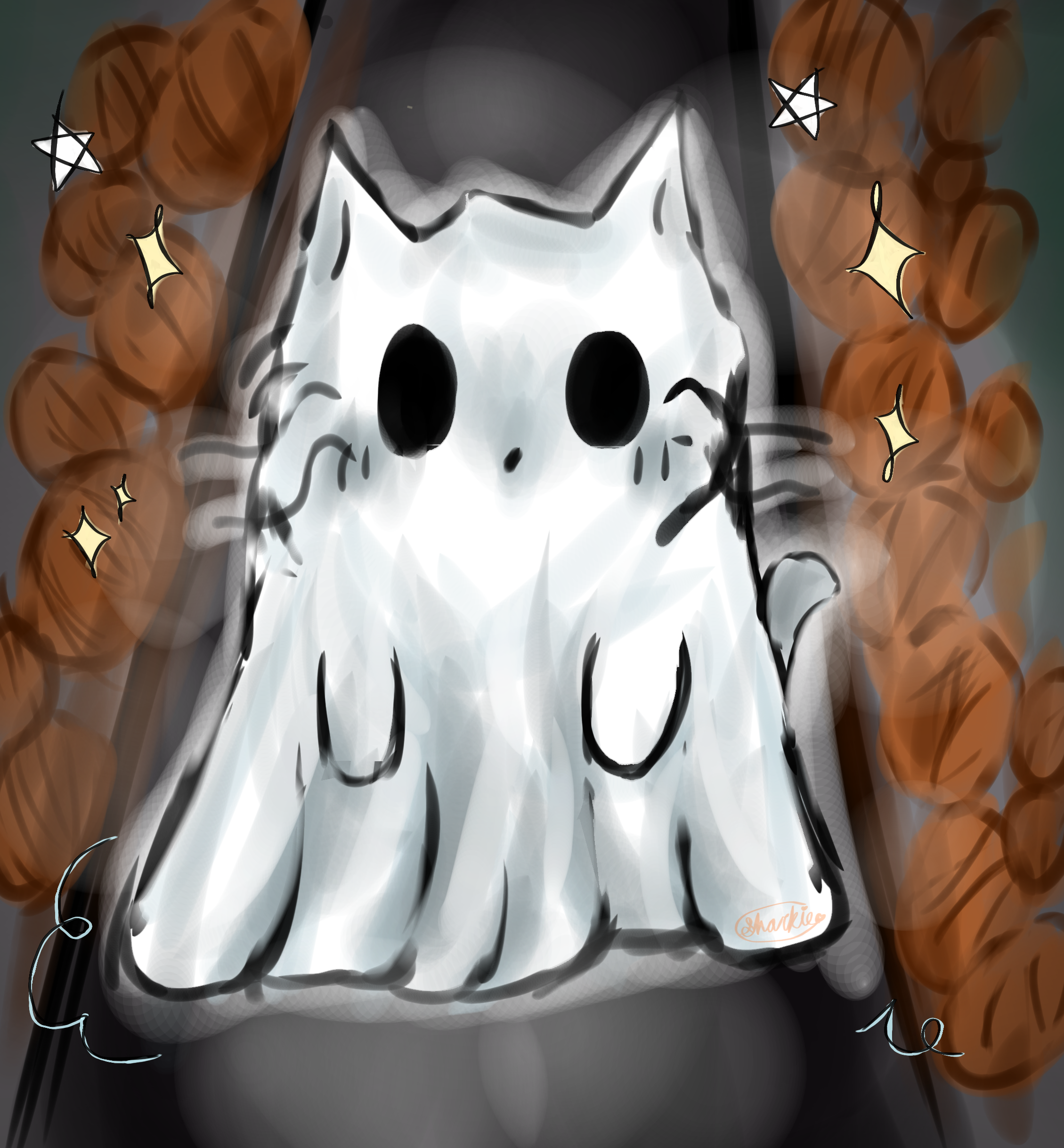 ghost kitty ⋆˙ - ibisPaint