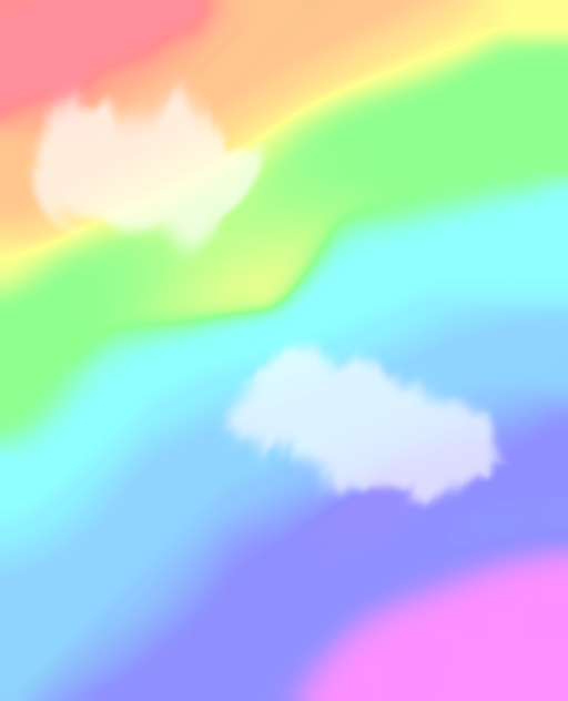 虹色の空
