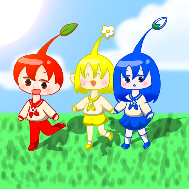 青春とは（ピクミン擬人化）