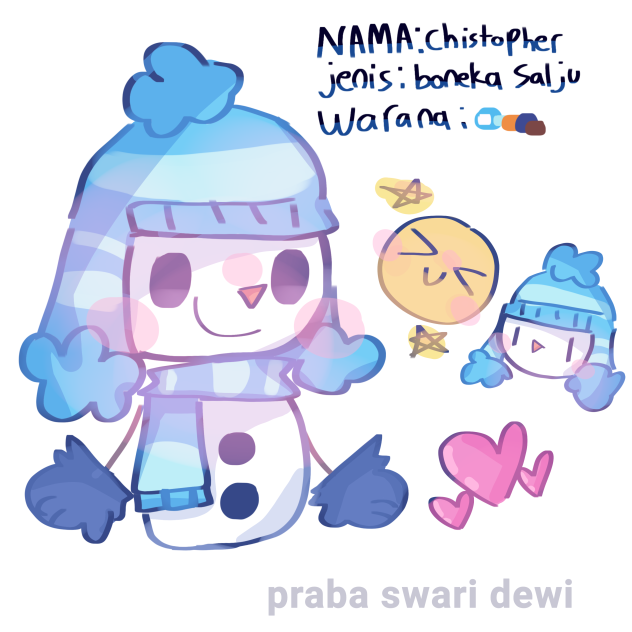 my OC snow man Christopher