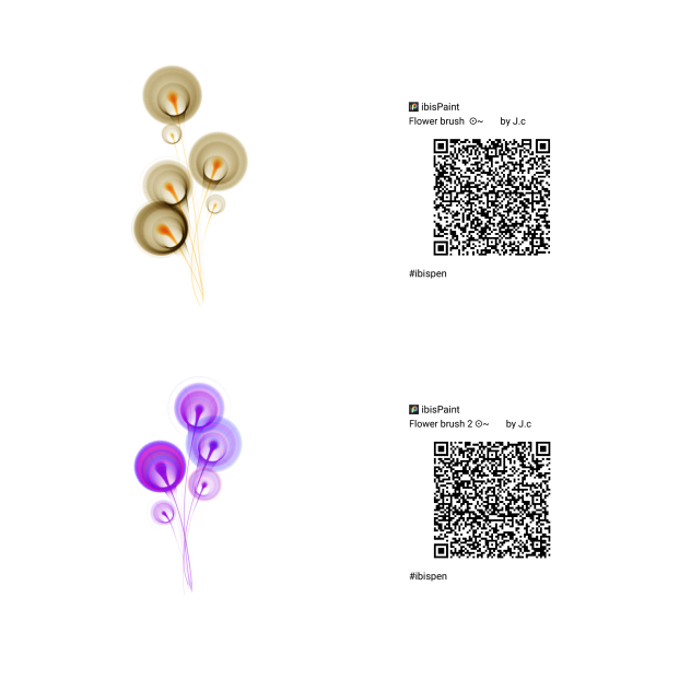 Flower brushes