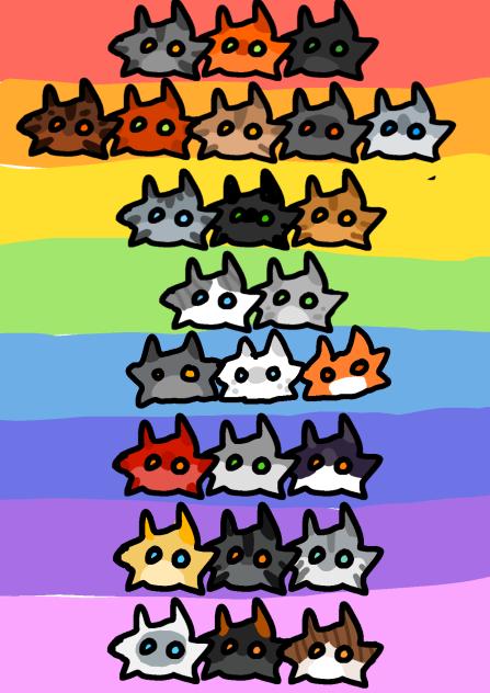 All protagonists of warrior cats