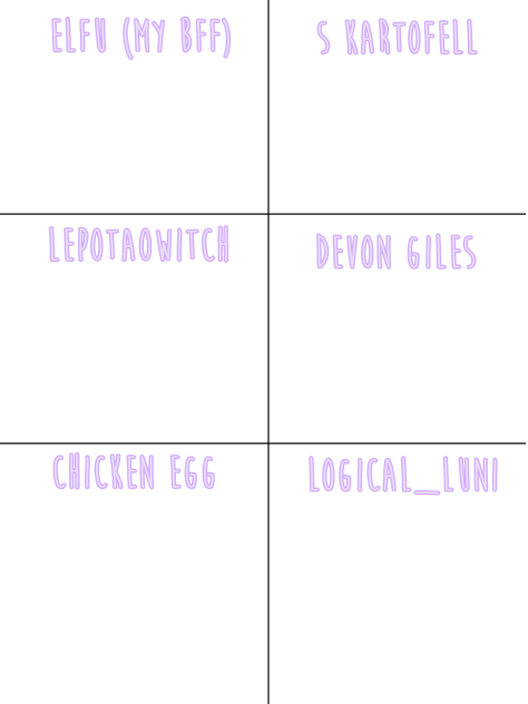 My fav artists collab (updated)
