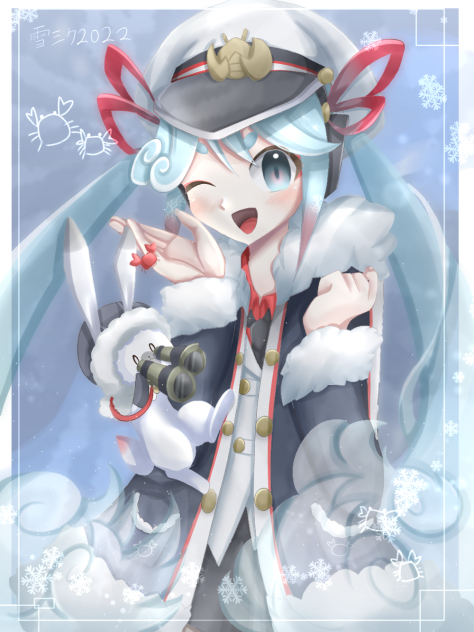 雪ミク2022 描いてみた☆