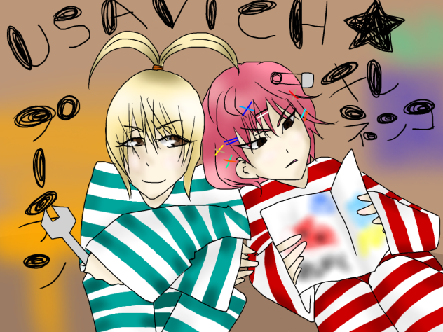 擬人化ウサビッチ。